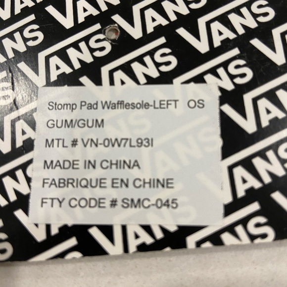 Vans Waffle Sole Stomp Pad Mountain Edition Left In Package O/S Unisex - Picture 3 of 5